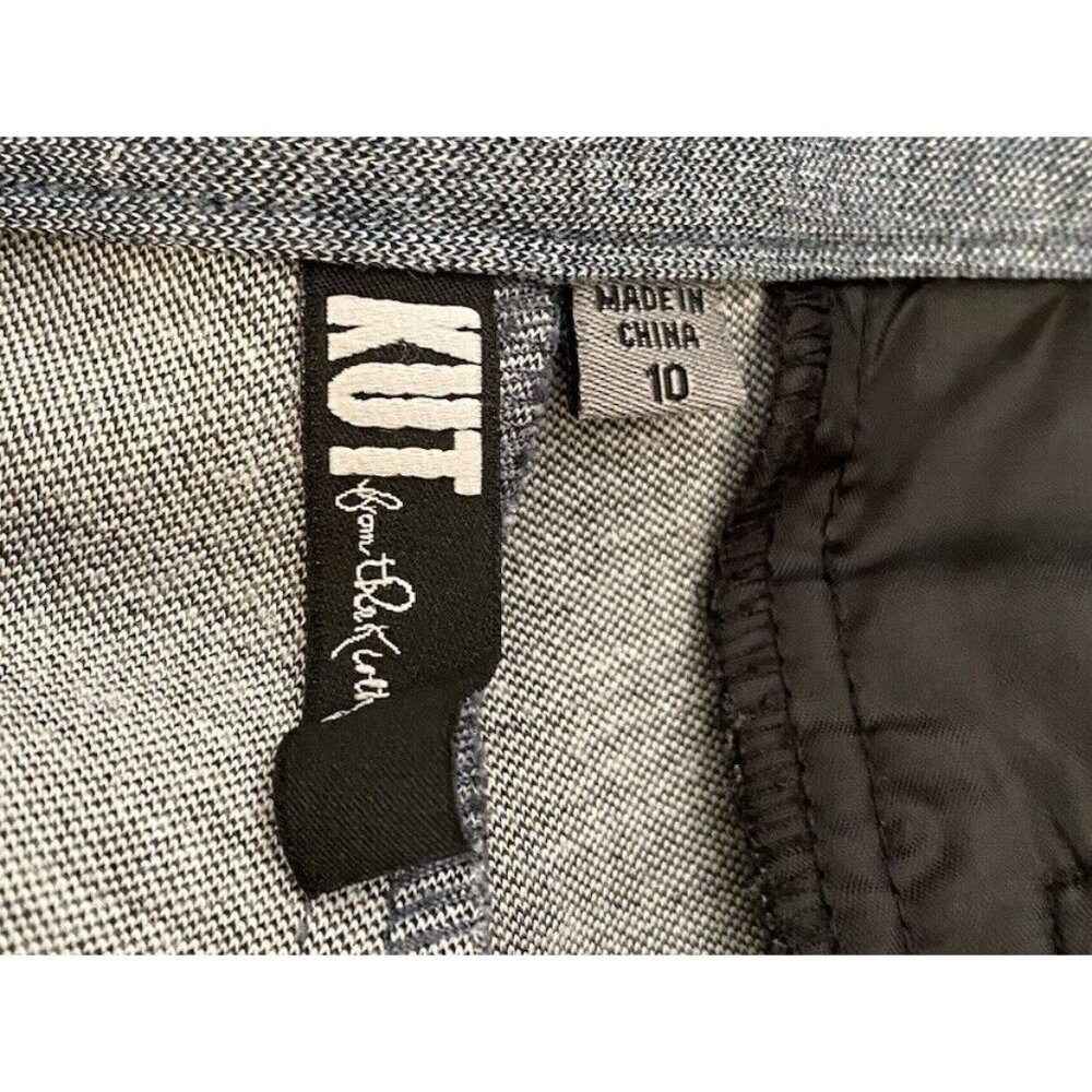 KUT from‎ Kloth Womens Blue Dress Pants Very Stretchy Size 10 Business Casual - Picture 4 of 5